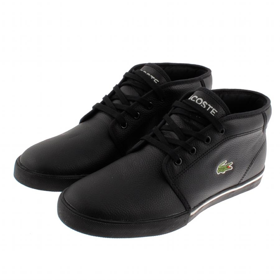 Mens lacoste ampthill black hotsell
