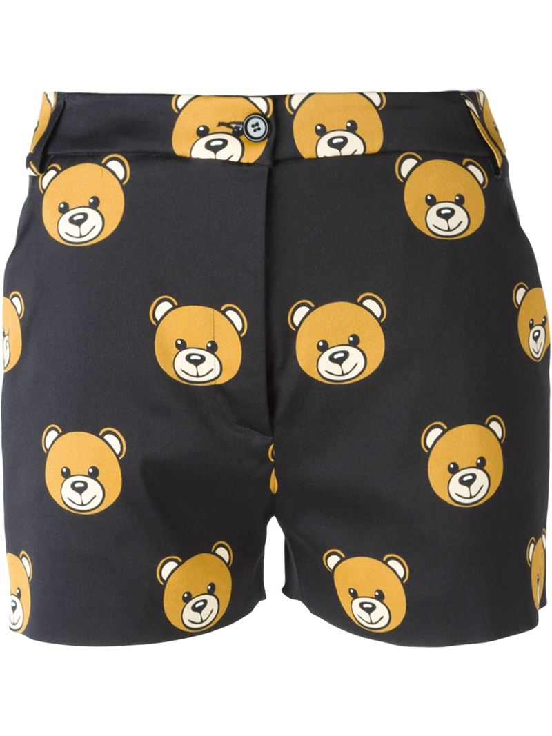 Moschino Teddy Bear Shorts in Black - Lyst