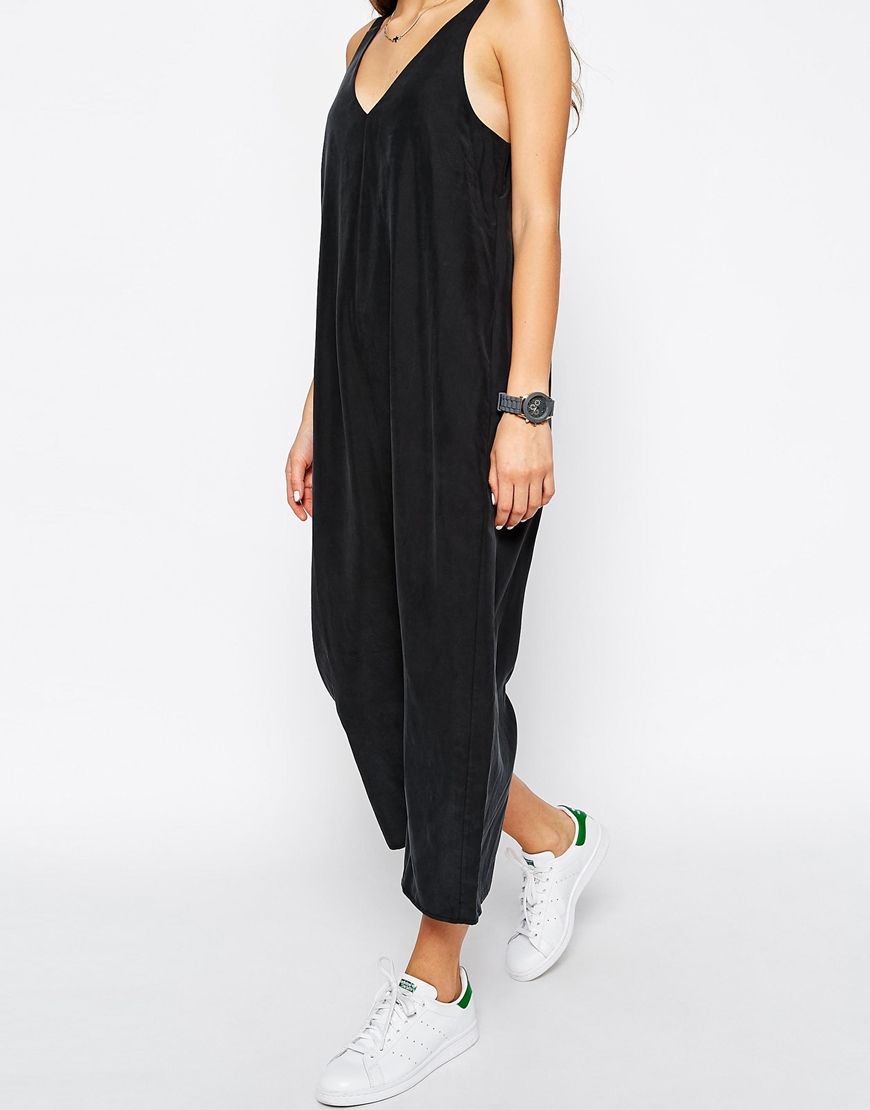 oversized black jumpsuit