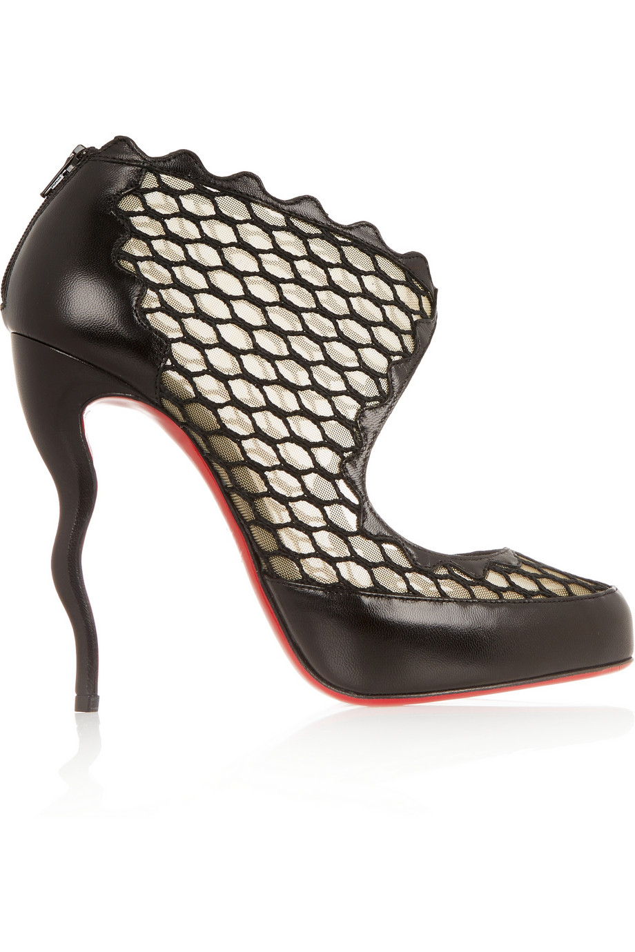 louboutin mesh bootie