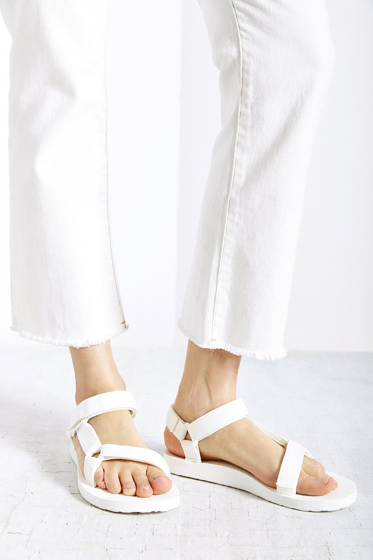 all white tevas