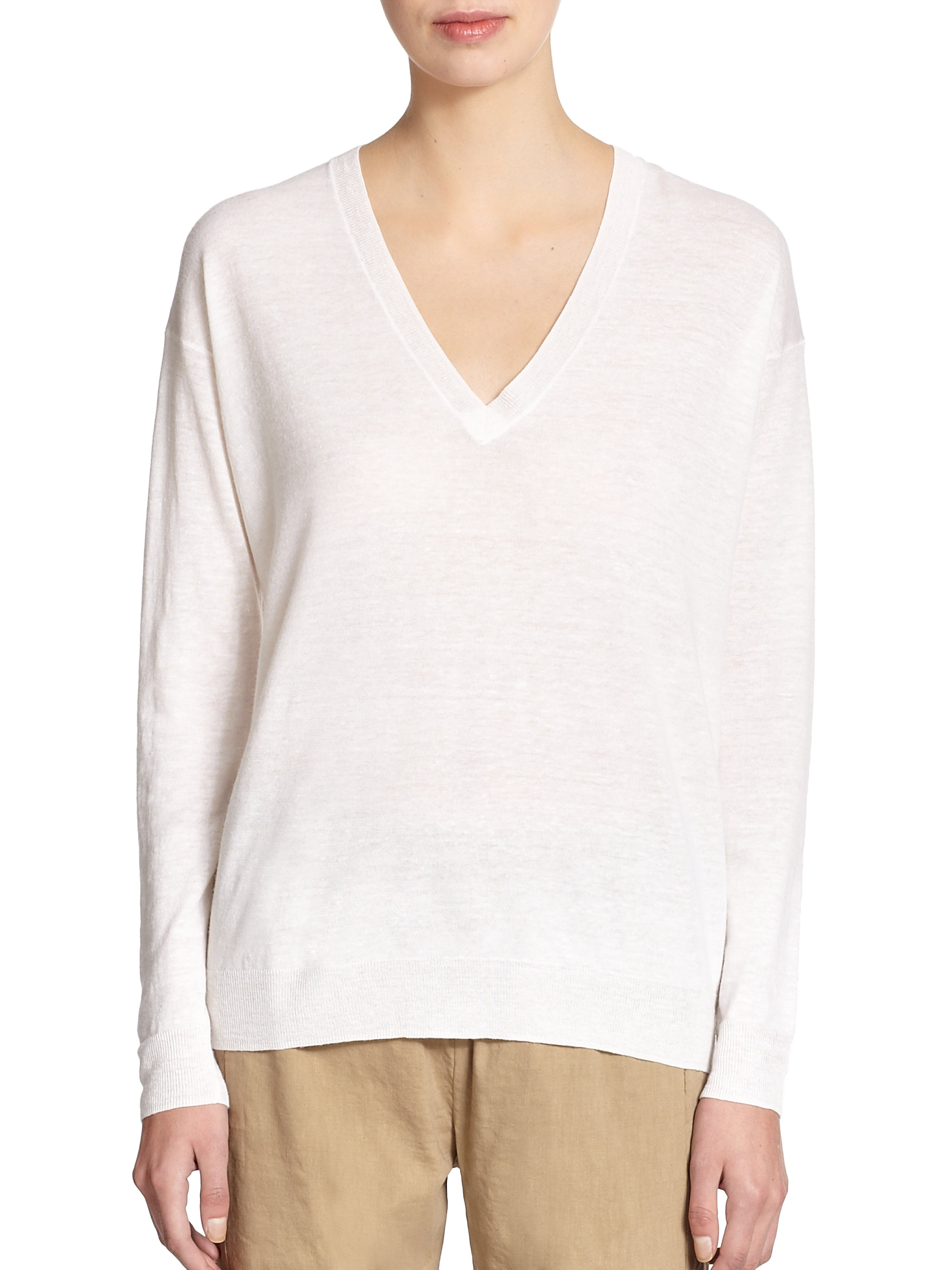theory linen cardigan