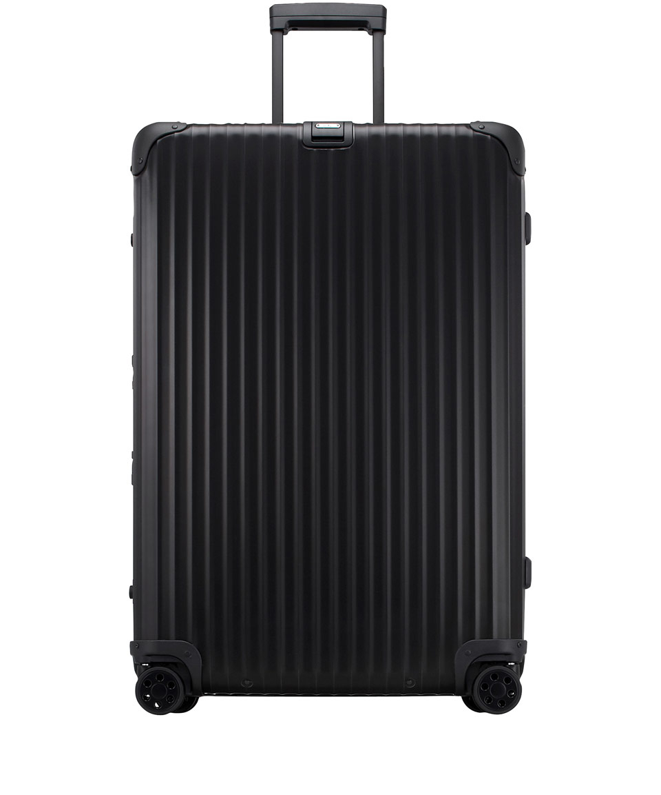 large black it suitcase