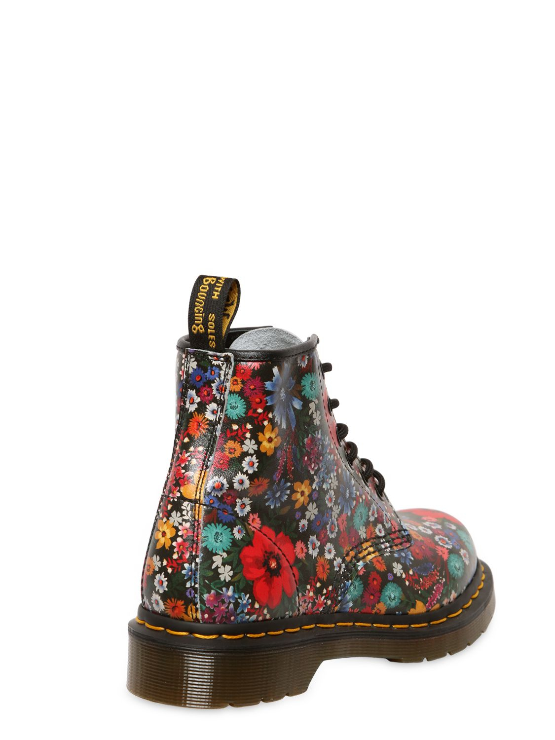 Dr. Martens 'Delaney' Floral Print Canvas Kids Boots | Lyst