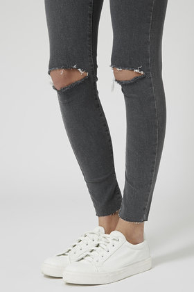 grey ripped topshop jeans