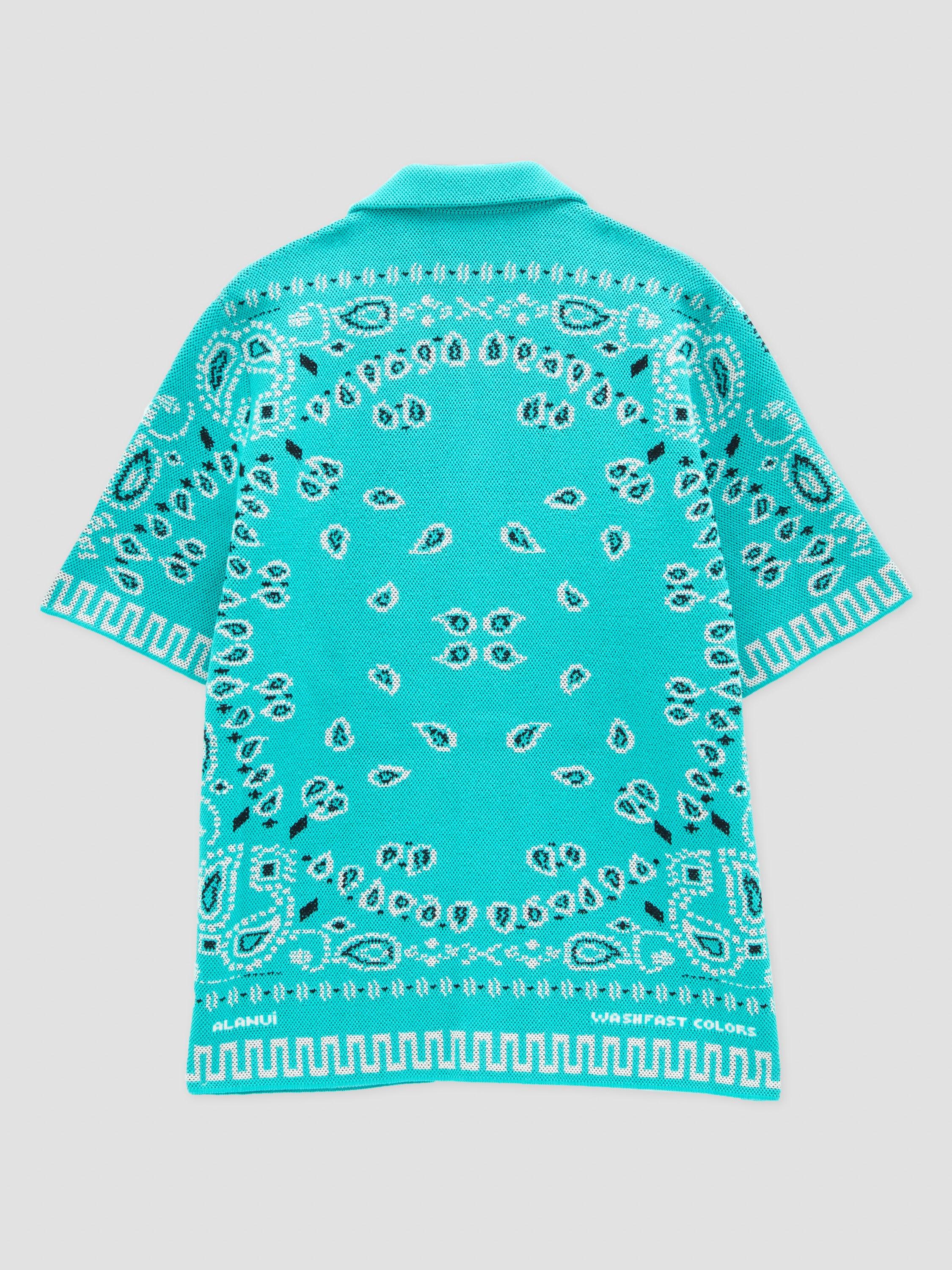 Alanui Cotton Piquet Bandana Shirt 