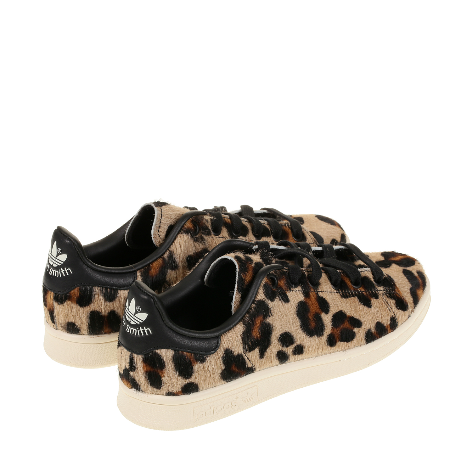 adidas stan smith leopard pony hair