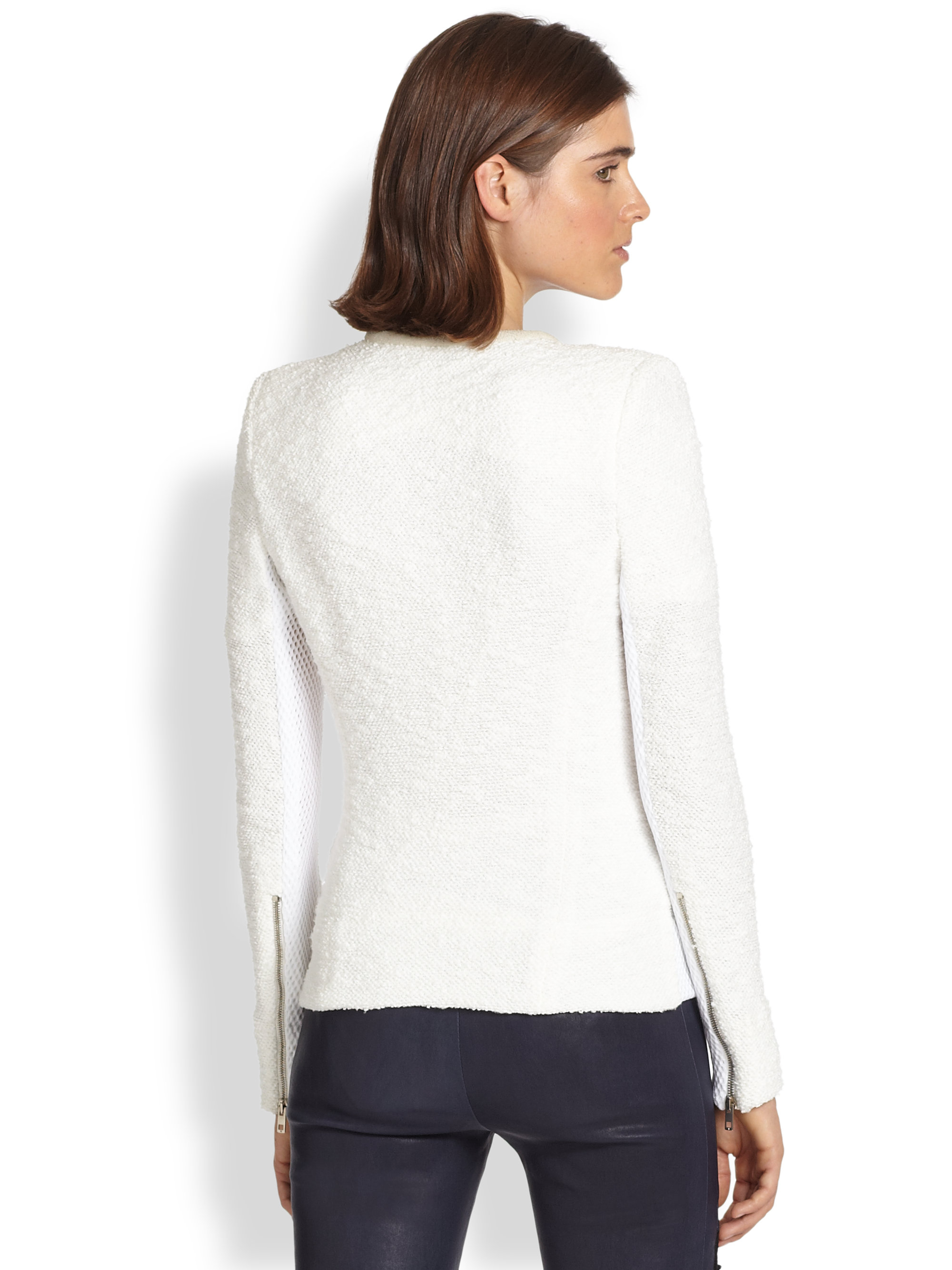 Lyst Iro Amiya Knit Jacket in White