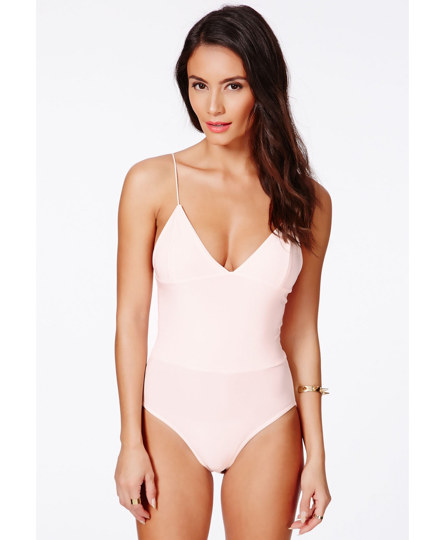 white spaghetti strap bodysuit