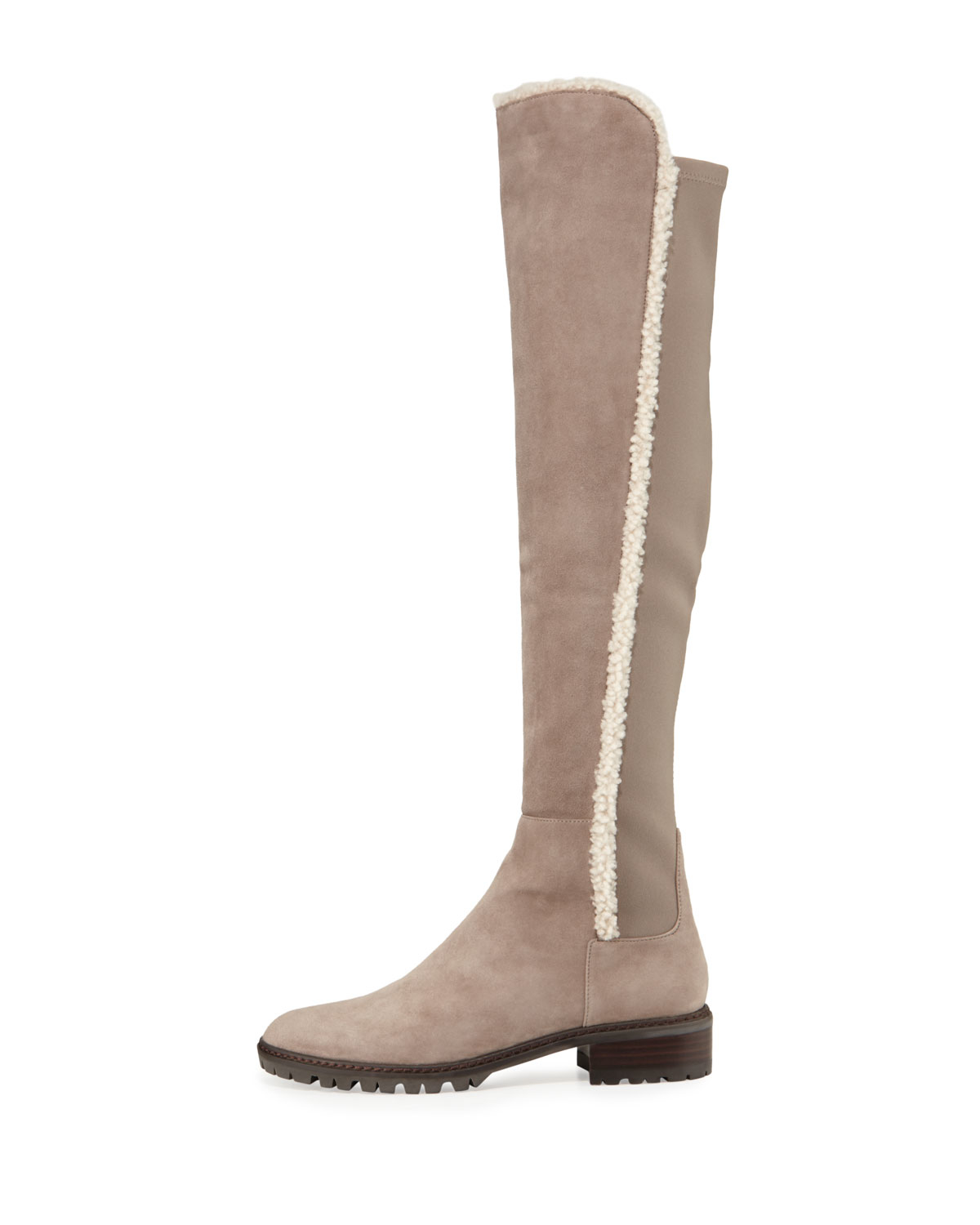 stuart weitzman shearling boots