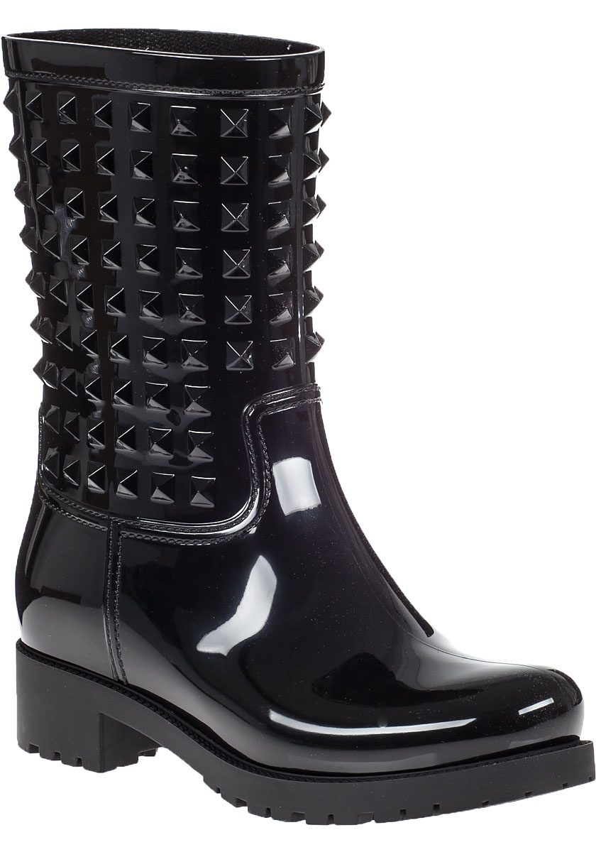 rockstud rain boots