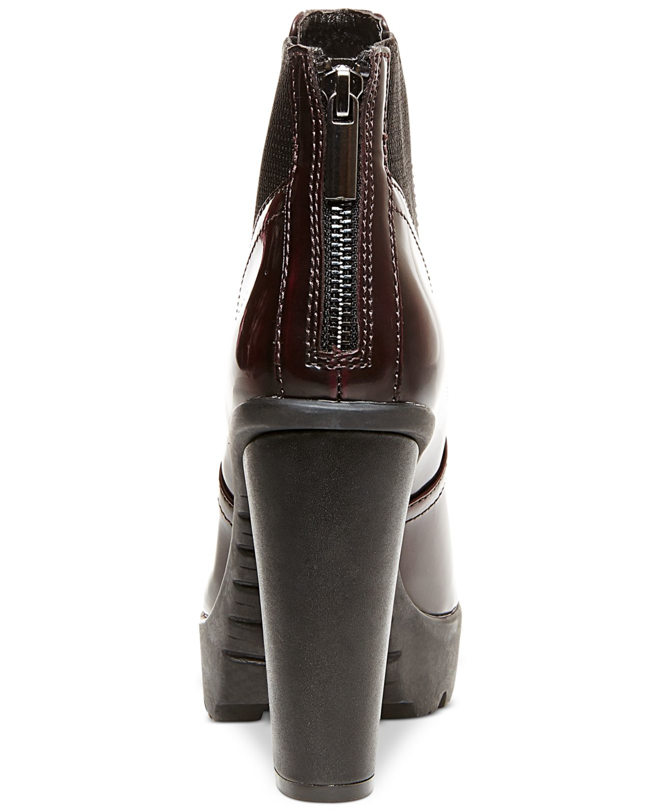 steve madden suede lug booties