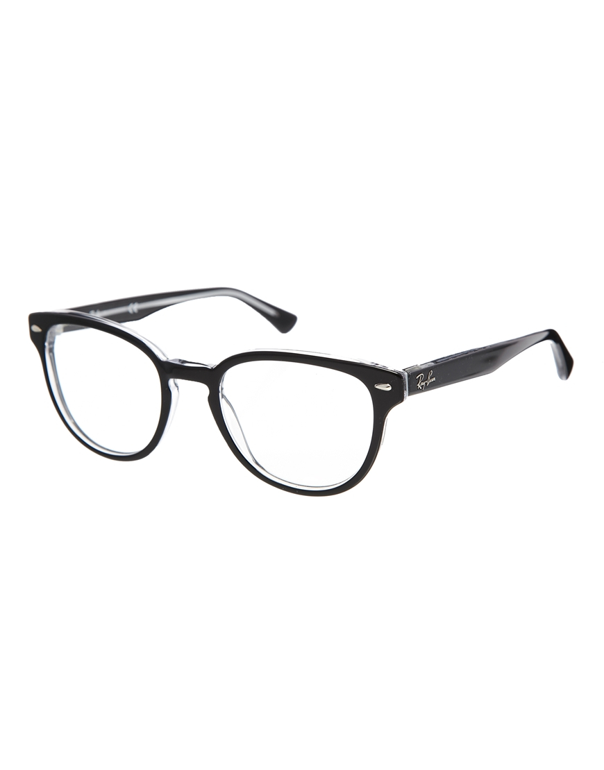 Ray-Ban Circular Glasses in Black | Lyst