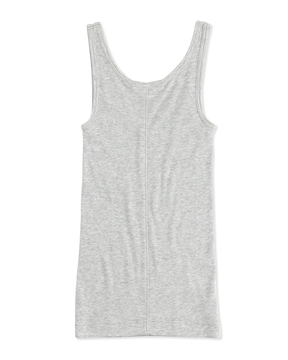 Vince Girls Favorite Ribbed Tank Top in Gray (HEATHER GREY) Lyst