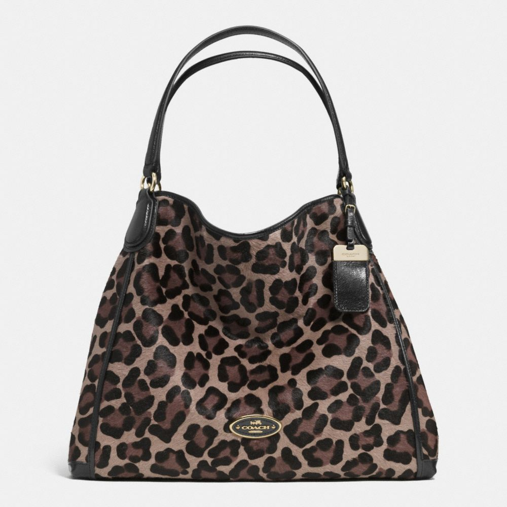 leopard print purse coach