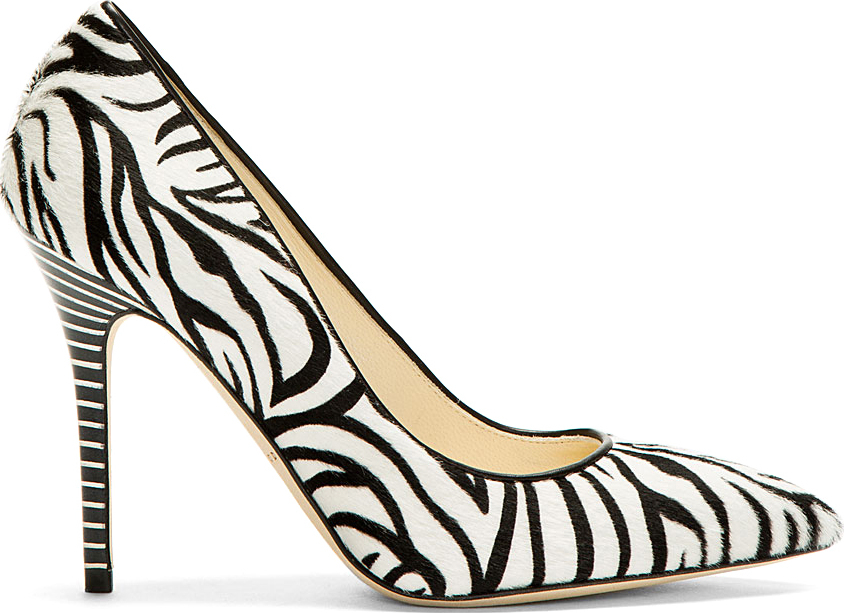 zebra print pumps