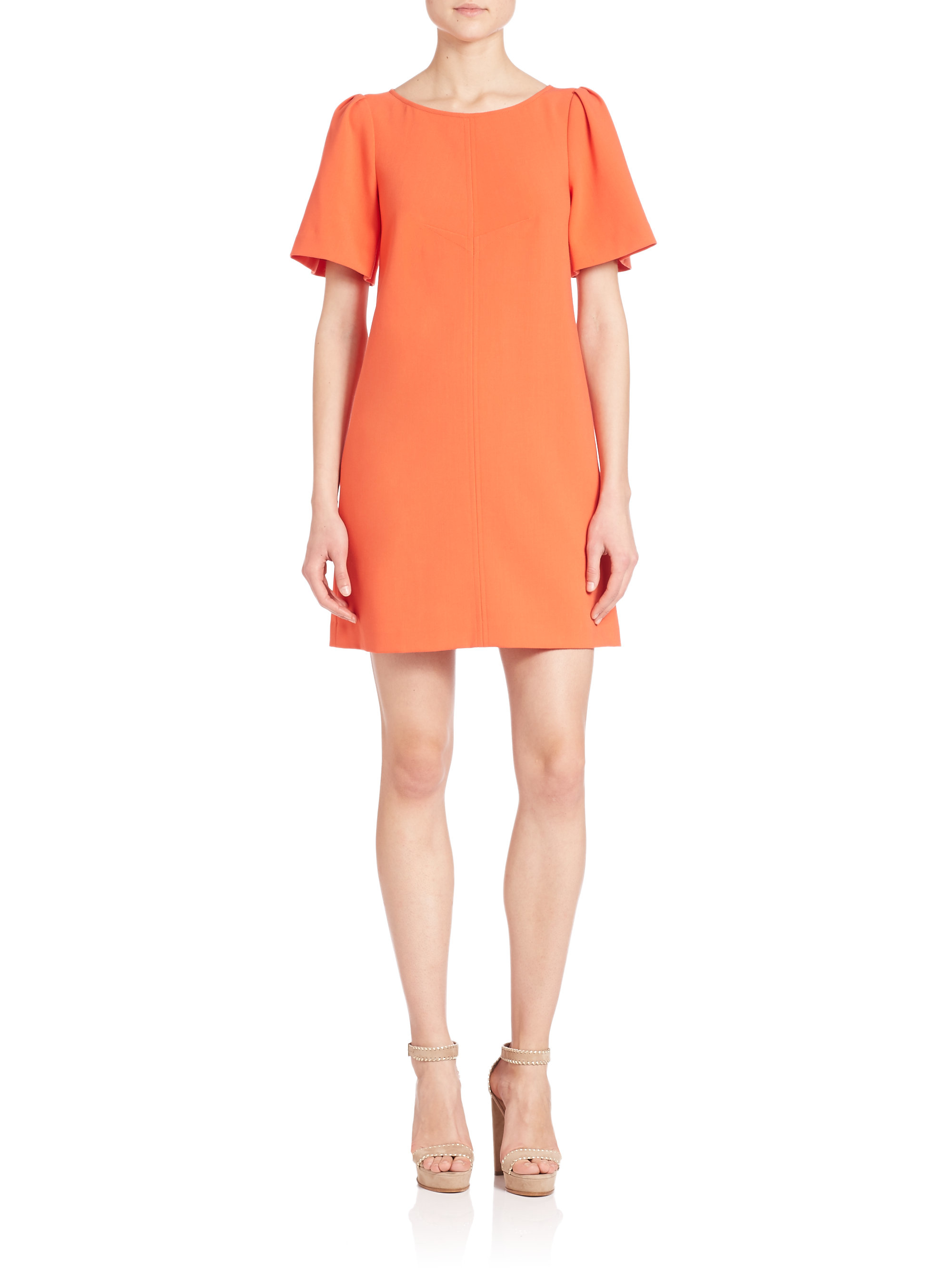 trina turk coral dress