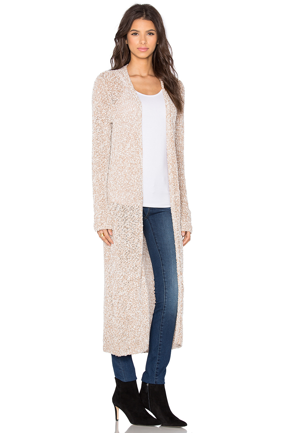 Bcbgeneration Long Cardigan in White Lyst