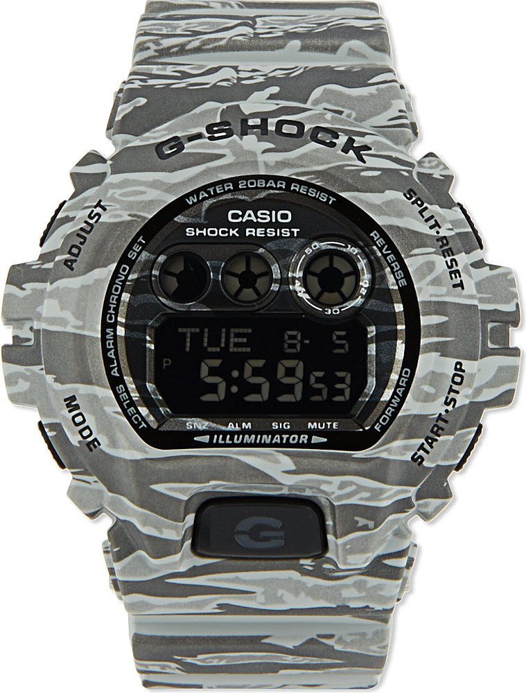 casio g shock grey camo