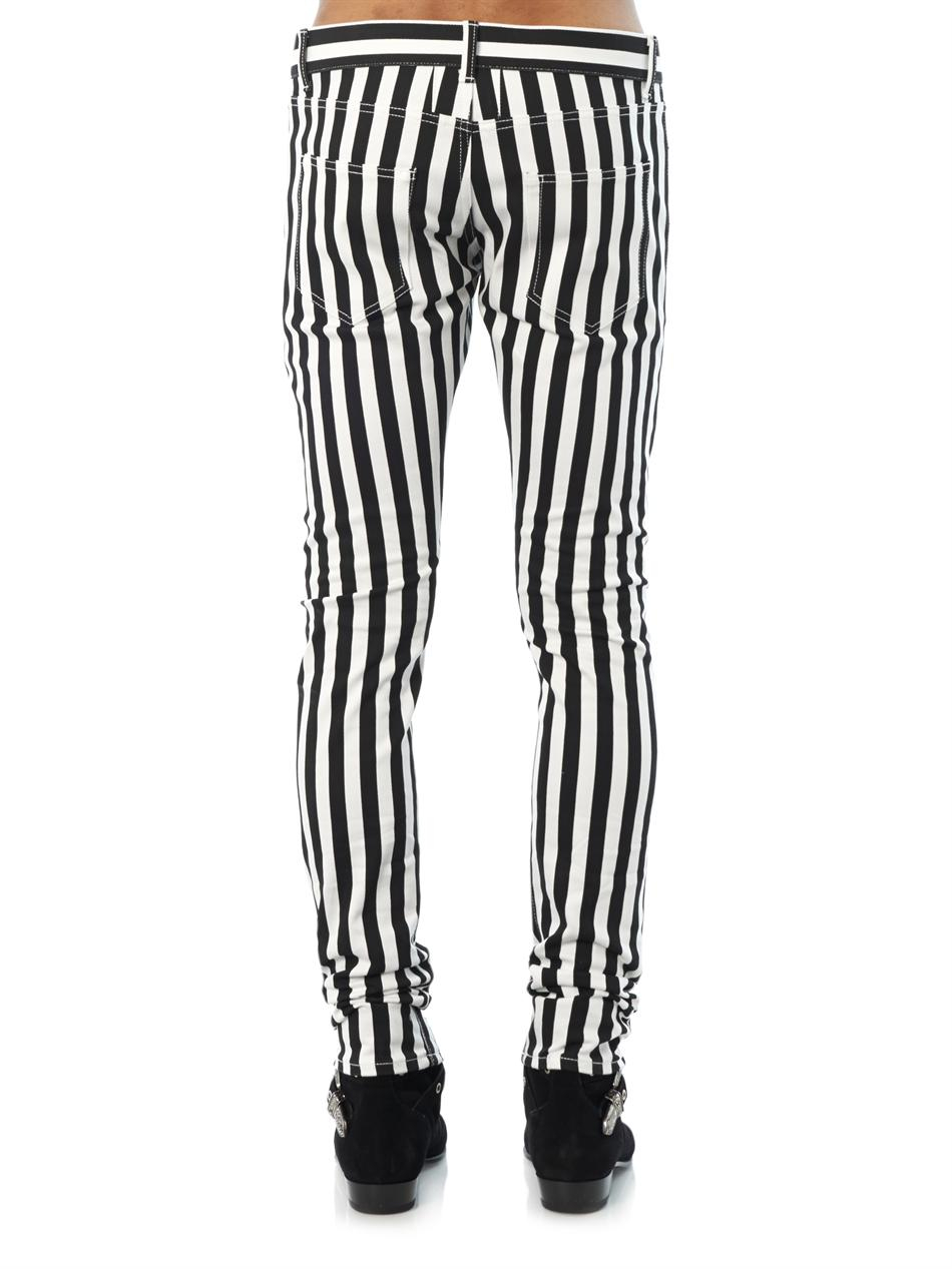 pinstripe skinny jeans mens