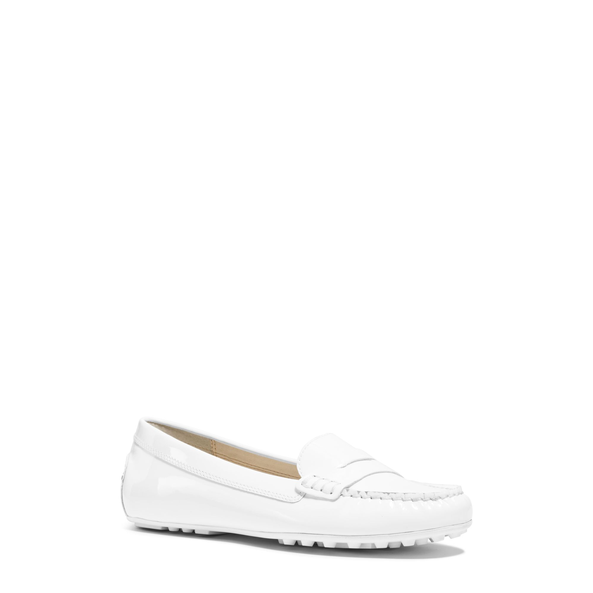 michael kors white loafers