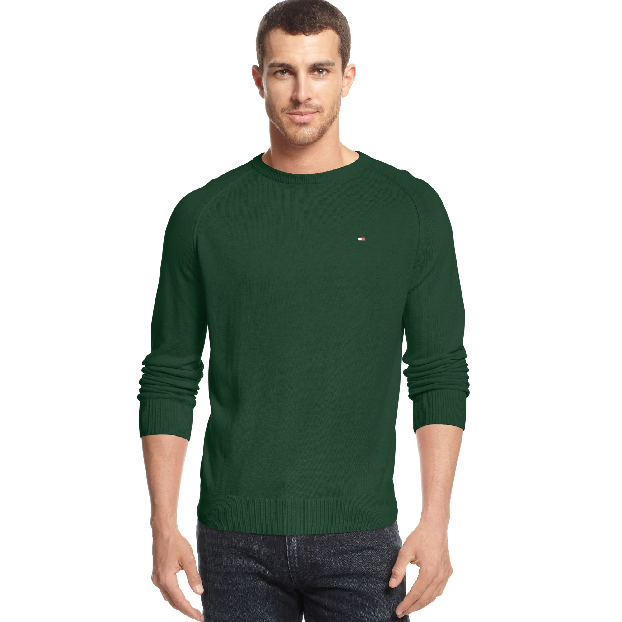 tommy hilfiger green sweater Online 
