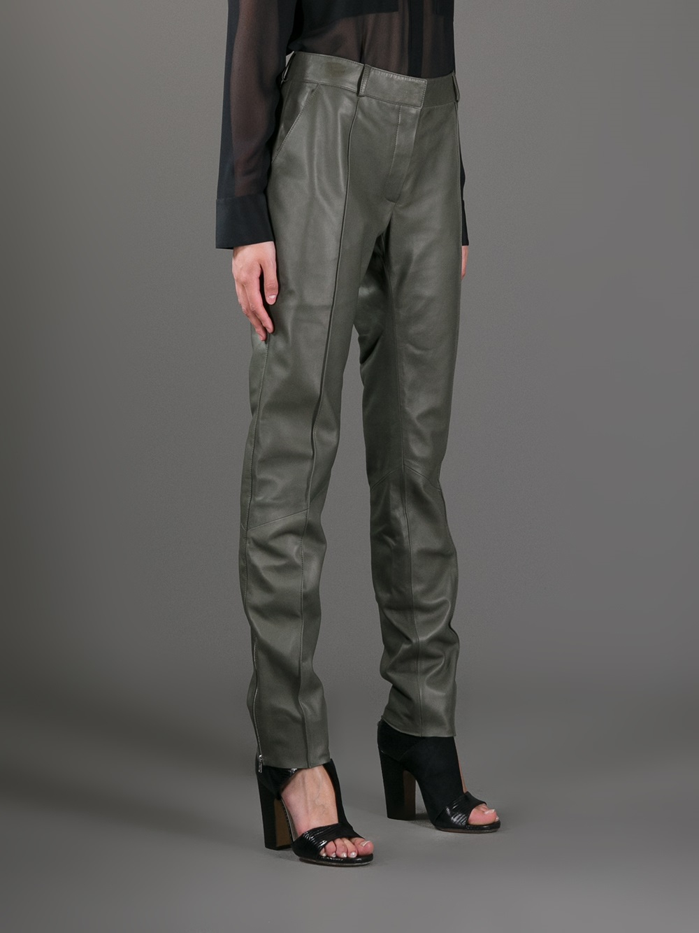 balenciaga green pants