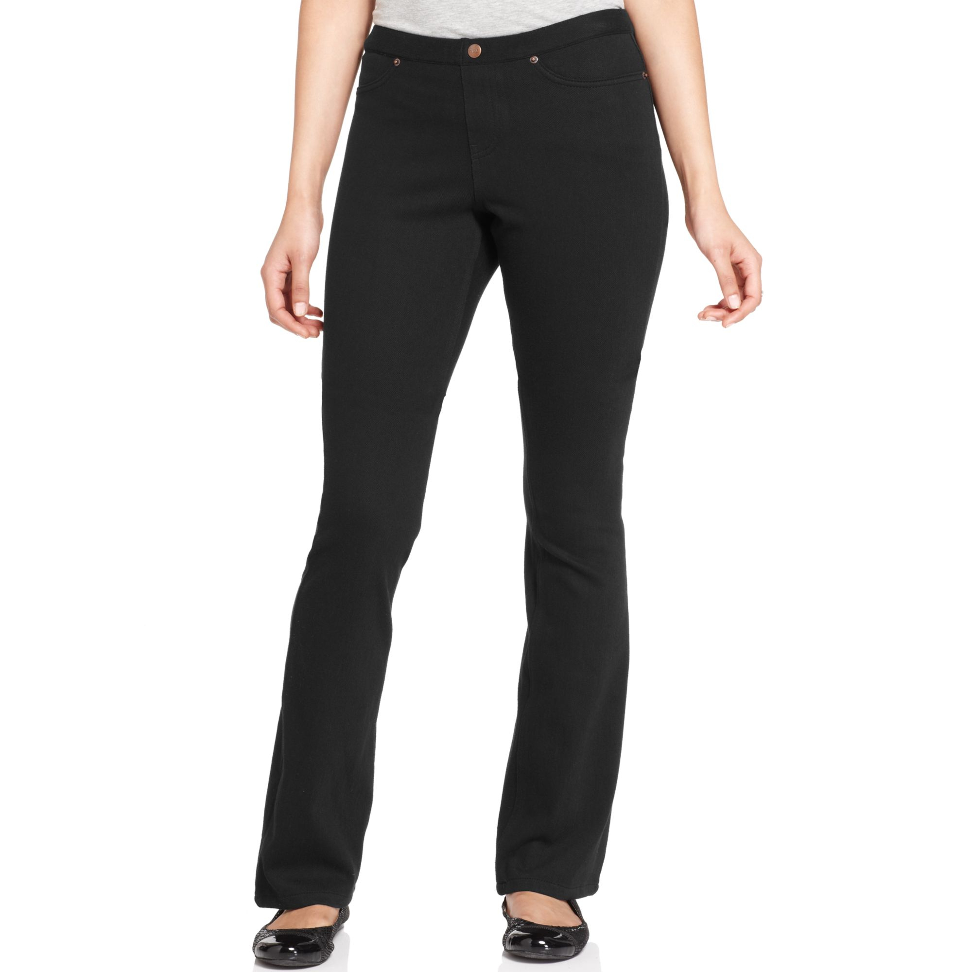 bootcut denim leggings