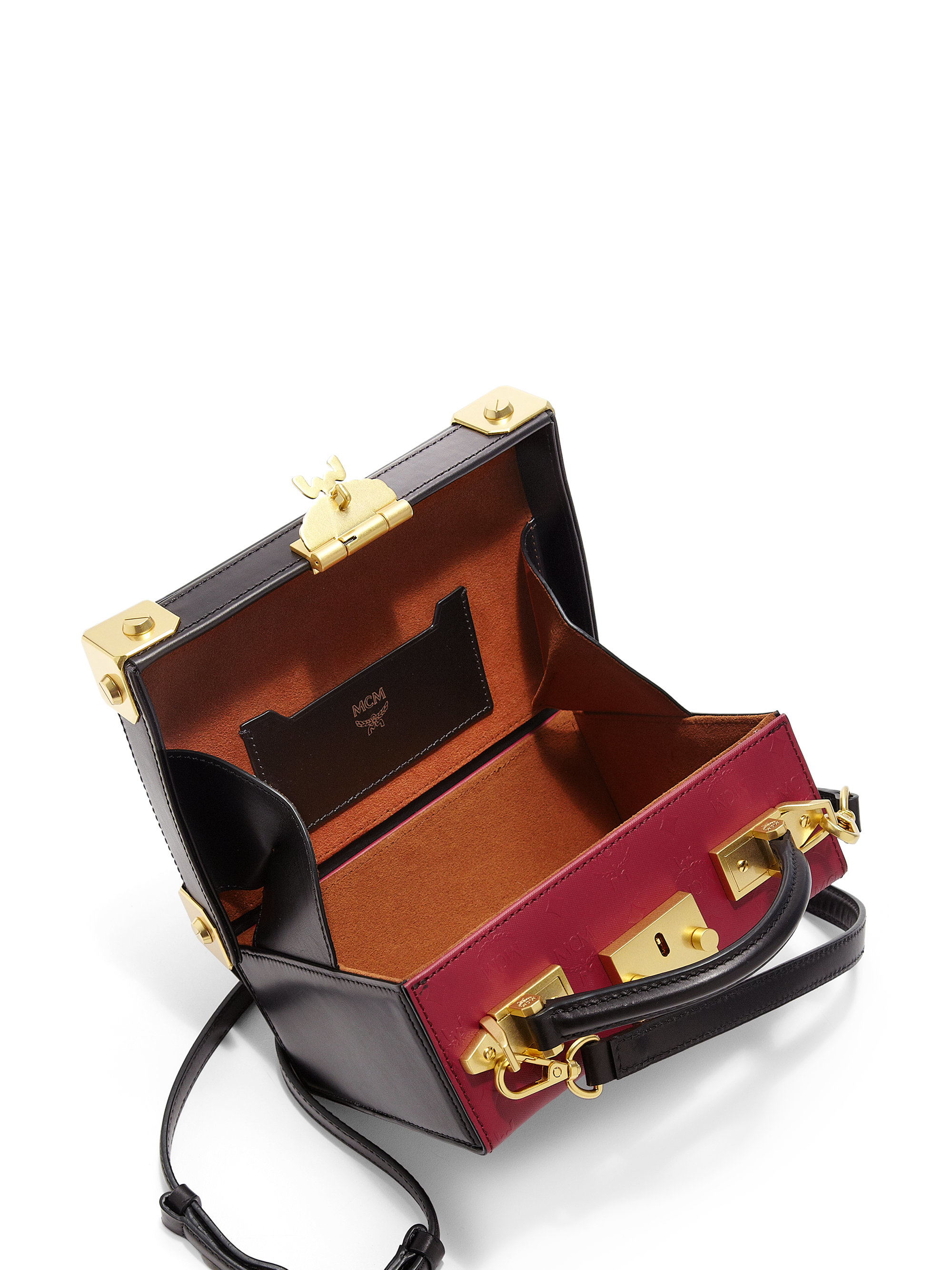 Mcm Berlin Coated Canvas Crossbody Bag in Purple Lyst