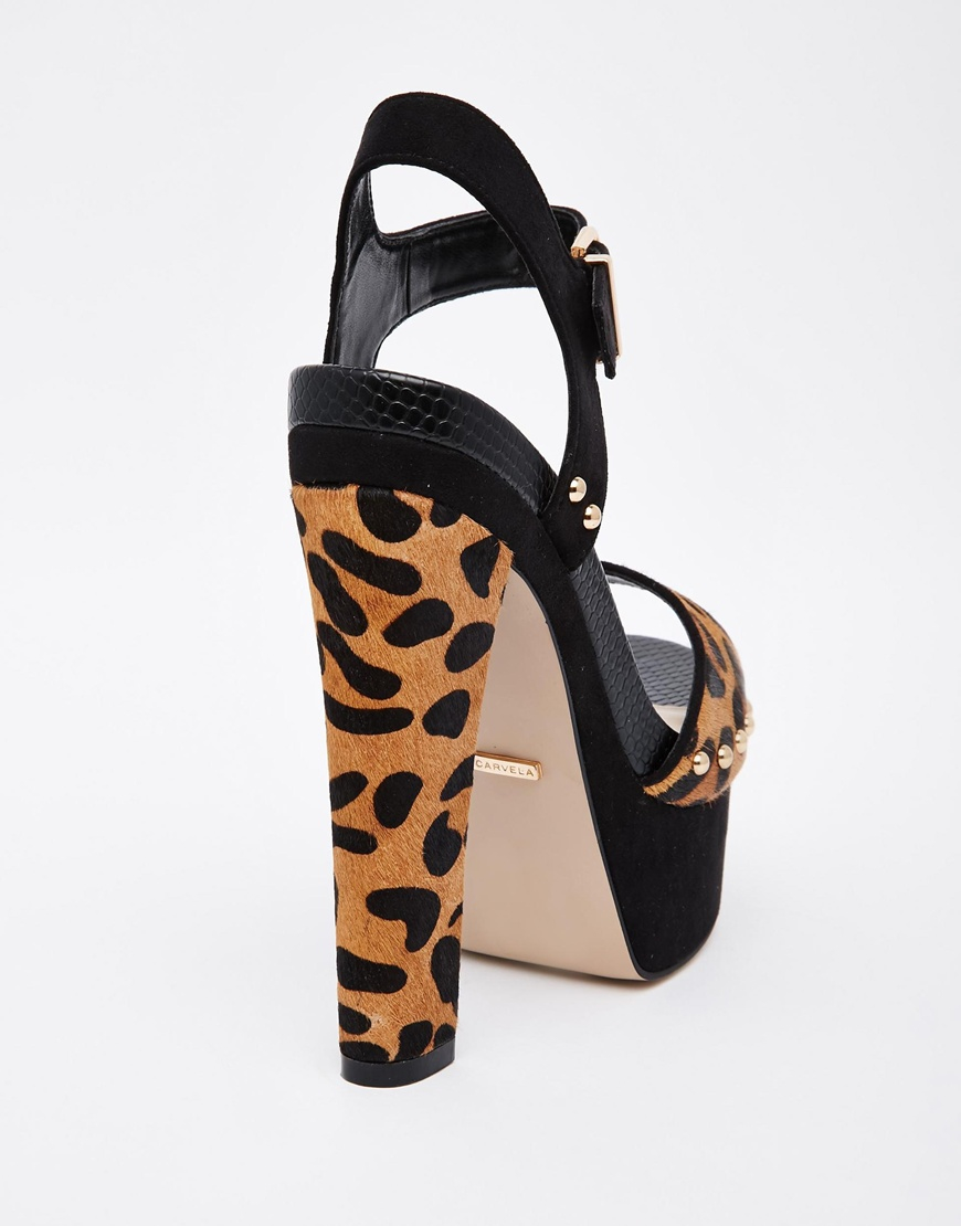 carvela leopard shoes