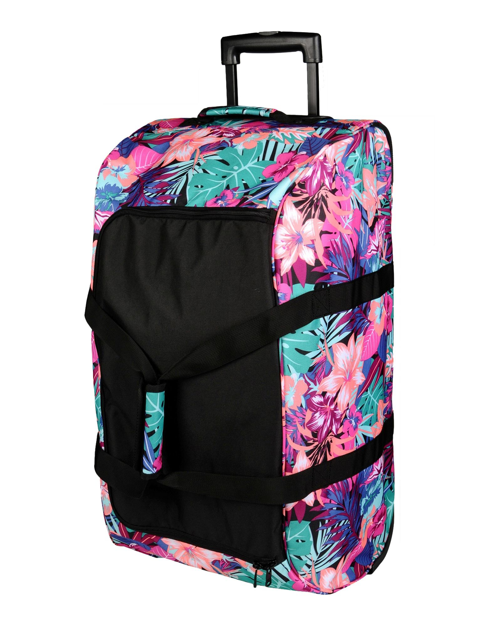 Roxy Canvas Wheeled Luggage in Light. roxy travel luggage. 