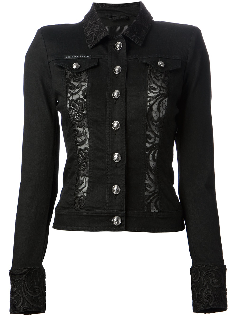 lace jean jacket