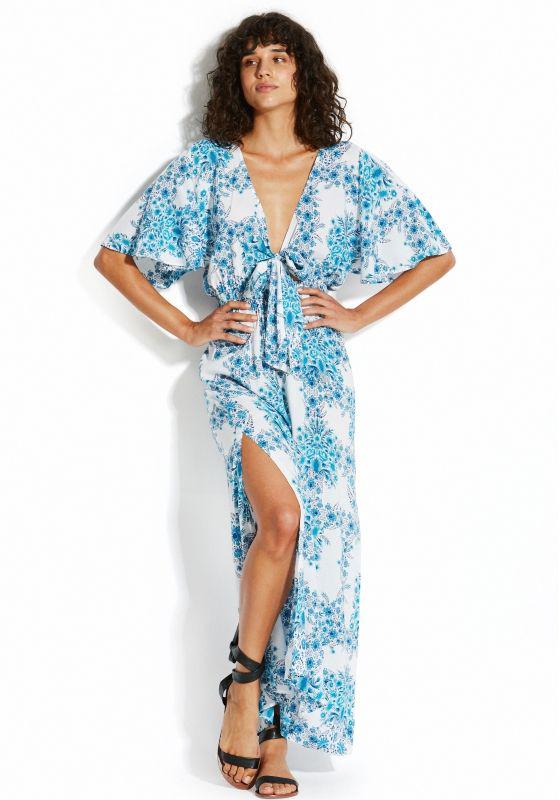 seafolly sunflower maxi dress