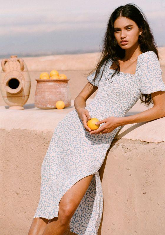 faithfull majorelle dress