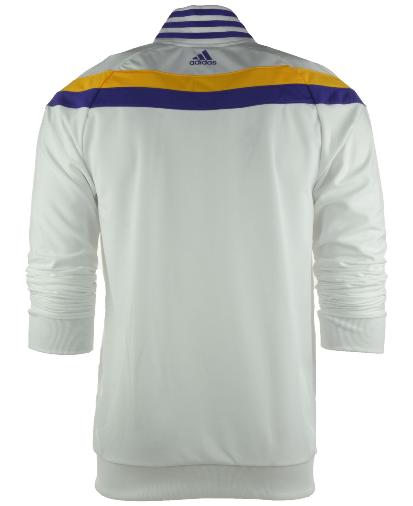 adidas Men'S Los Angeles Lakers On-Court Jacket in White ...