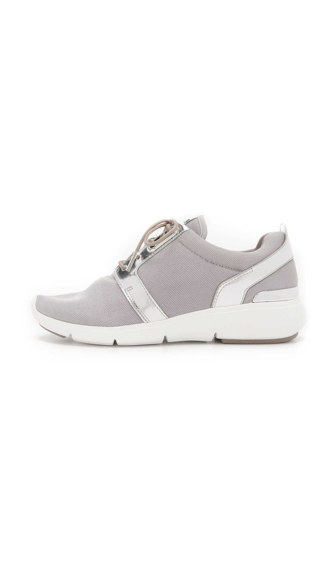 MICHAEL Michael Kors Amanda Trainers in Metallic | Lyst