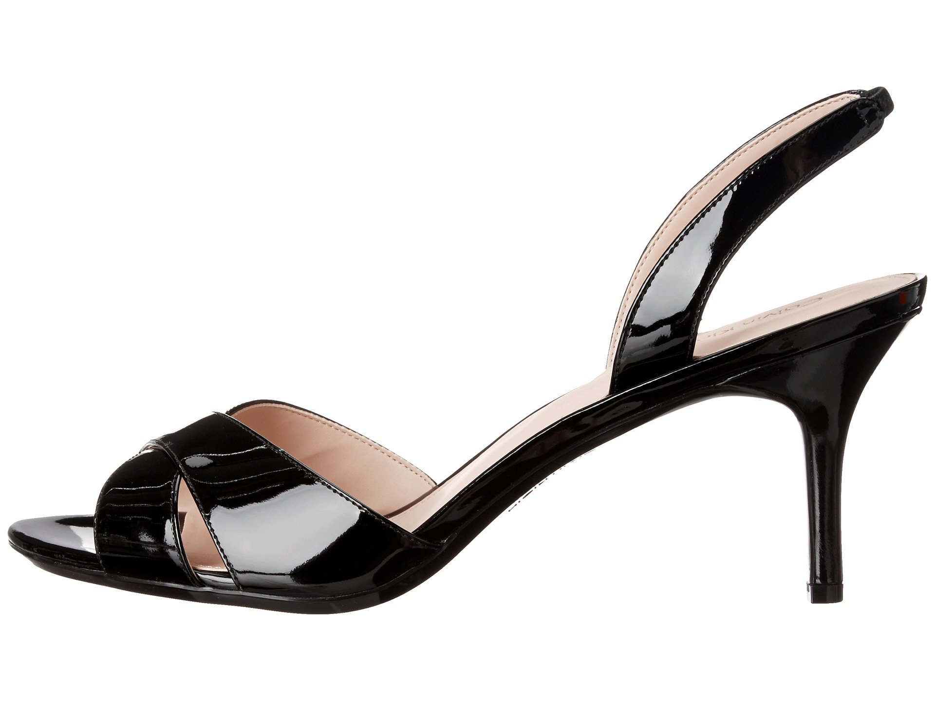 calvin klein black patent shoes
