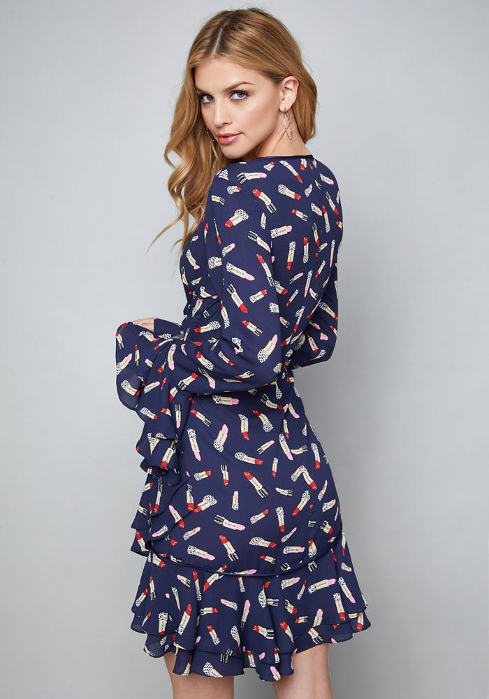 bebe wrap dress