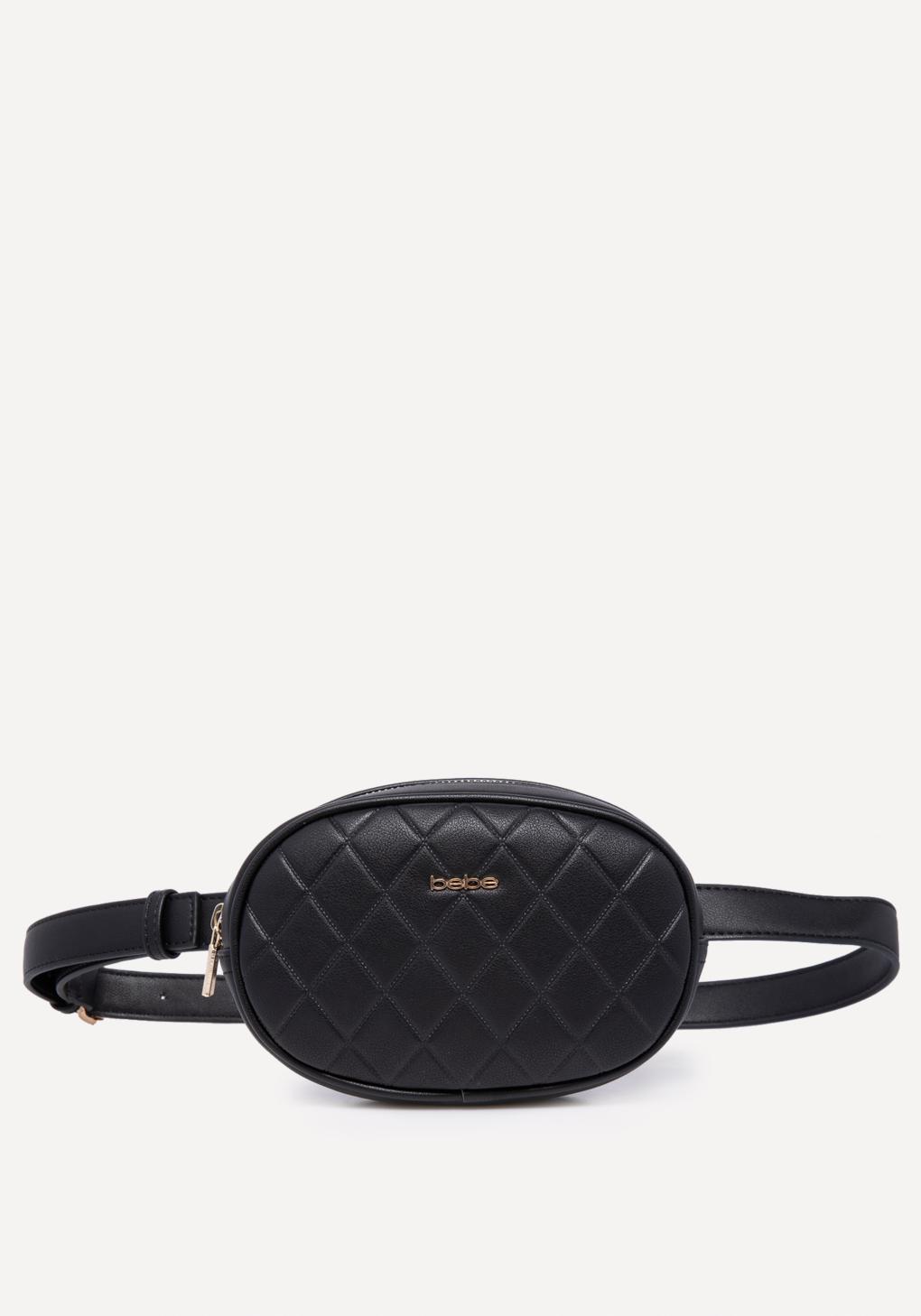 Bebe Quilted Belt Bag In Black Lyst