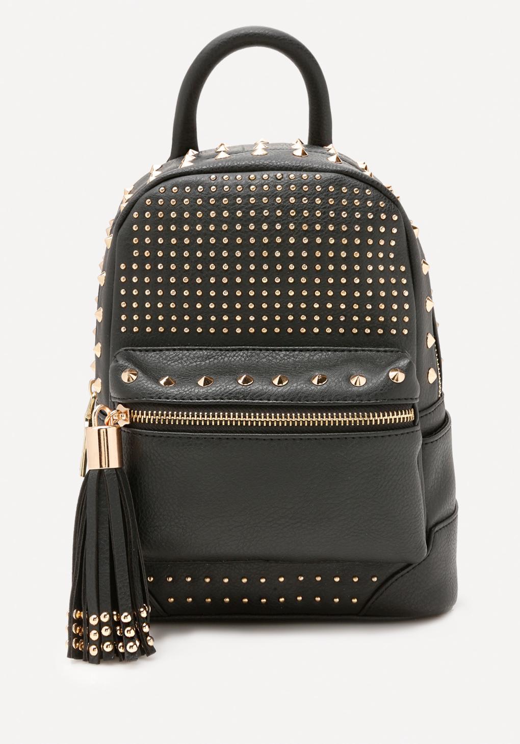 bebe black backpack