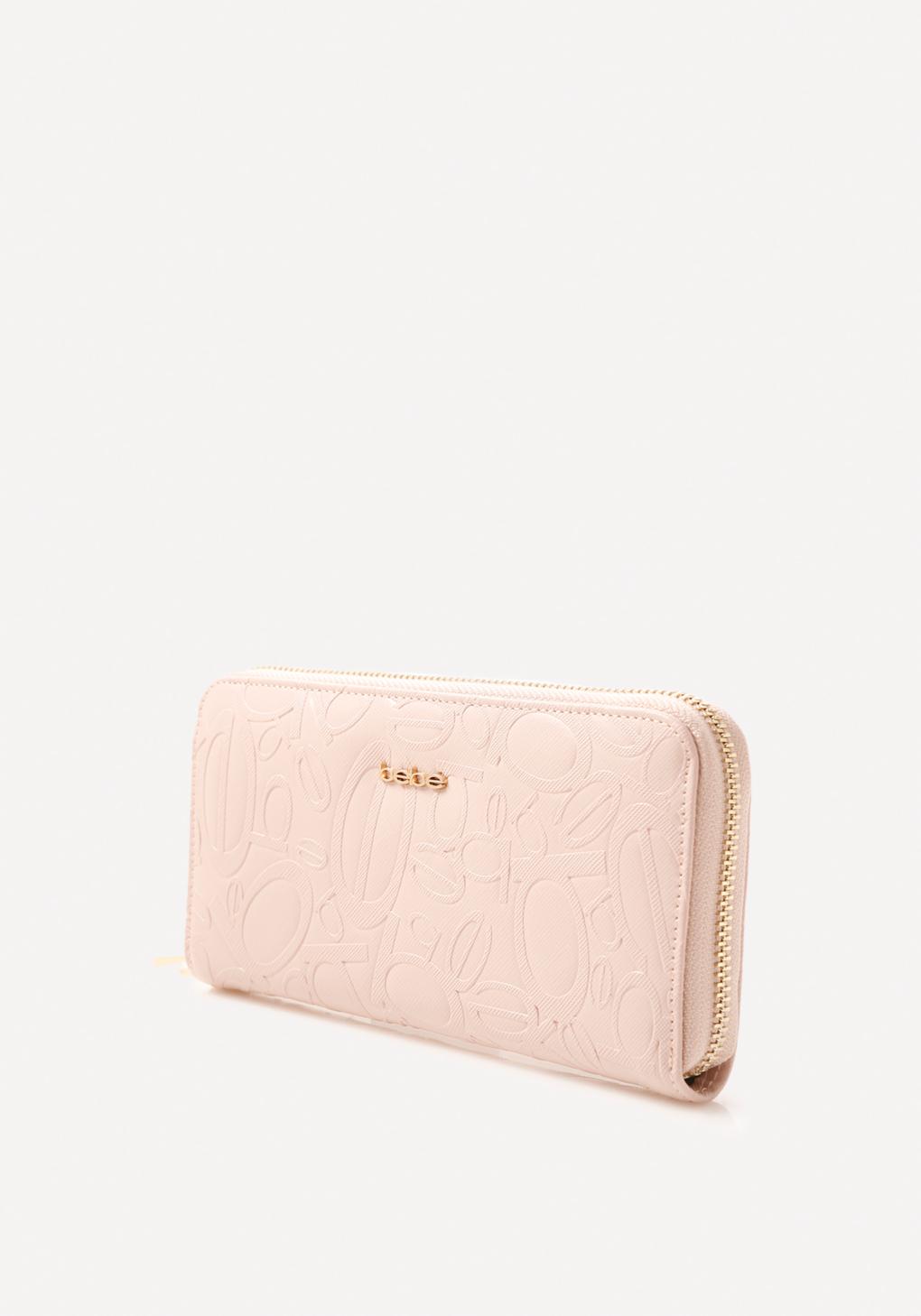 Bebe Brandy Wallet In Blush Pink Lyst