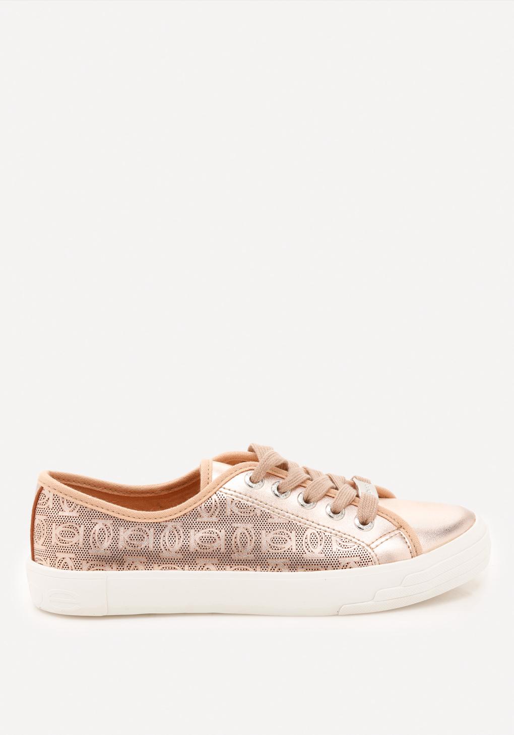 bebe sneakers rose gold