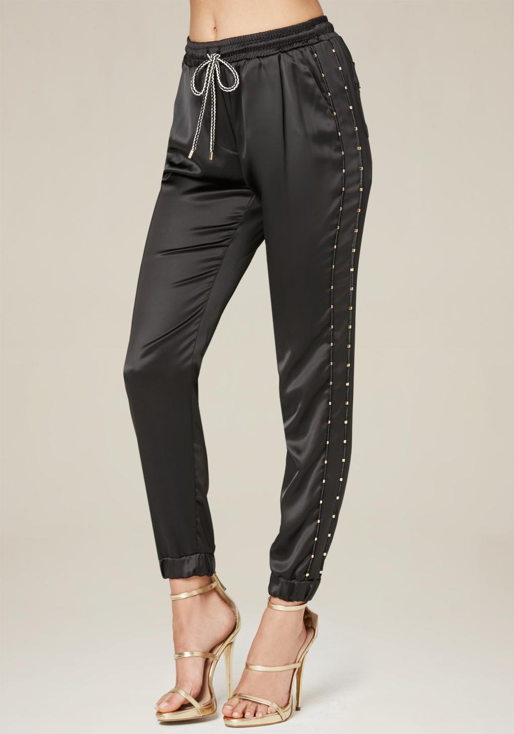 jogger satin