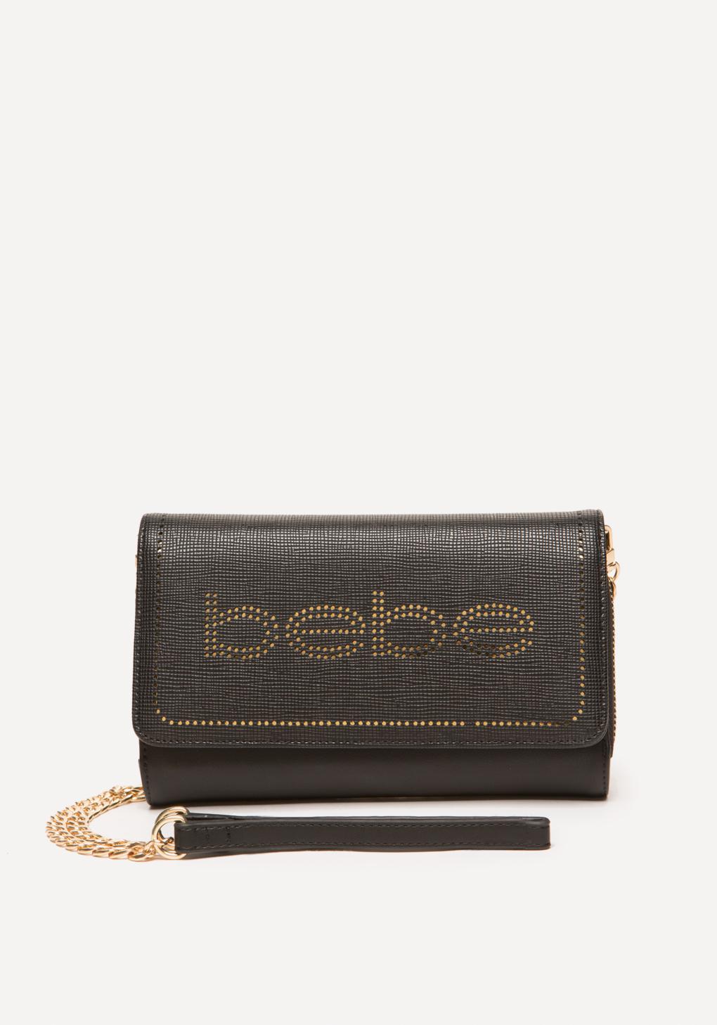 Bebe Naomi Crossbody Bag In Black Gold Black Lyst