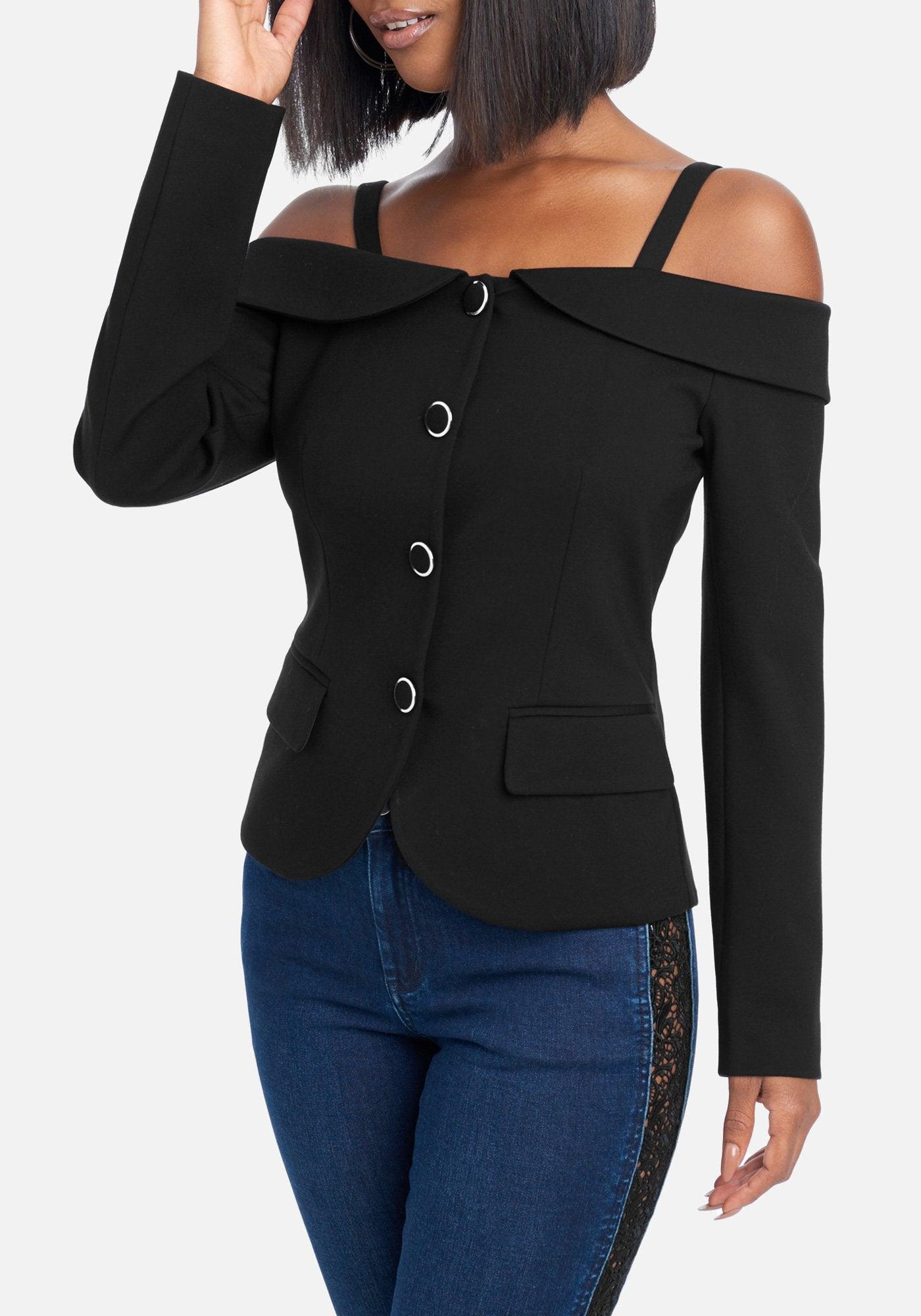 bebe black blazer