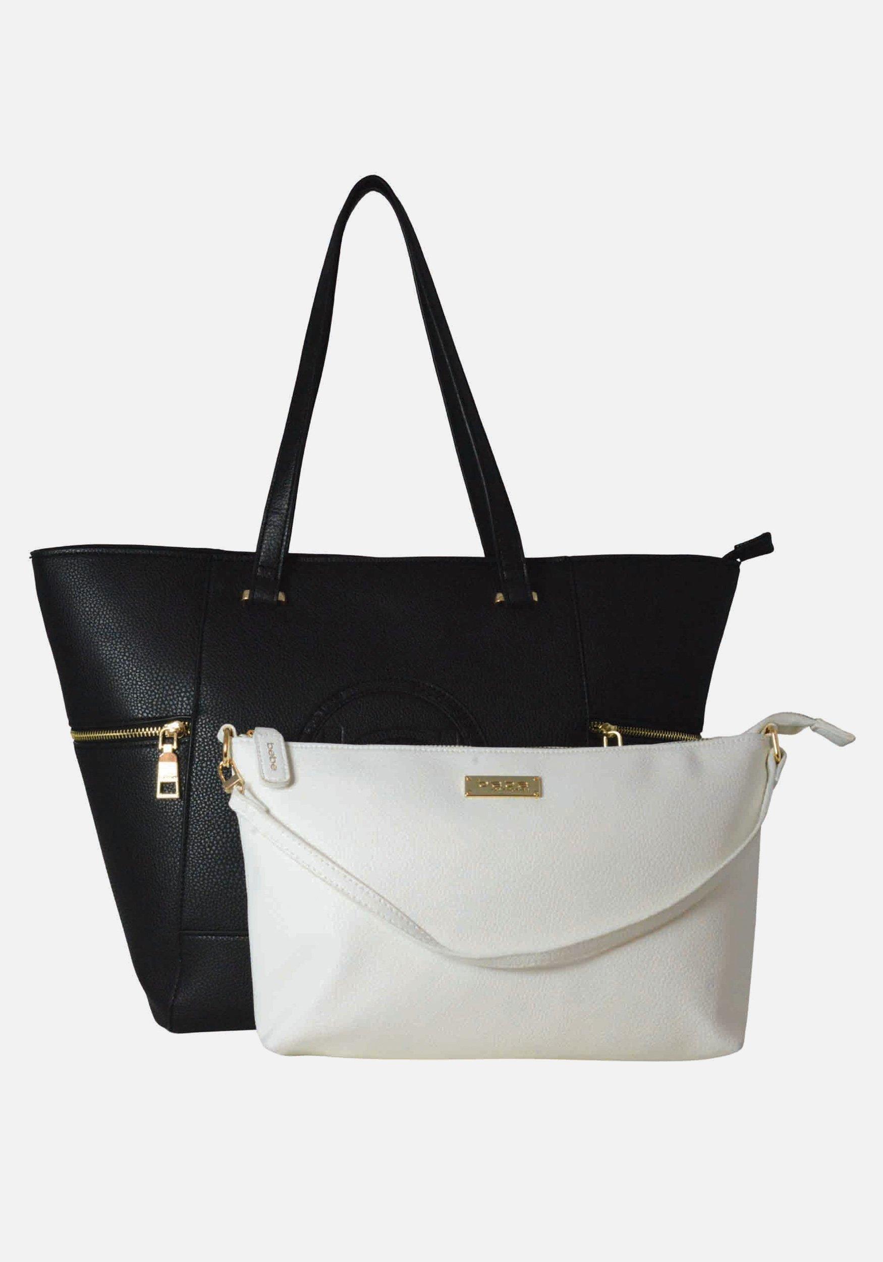 Bebe Rumi Tote Bag In Black White Black Lyst