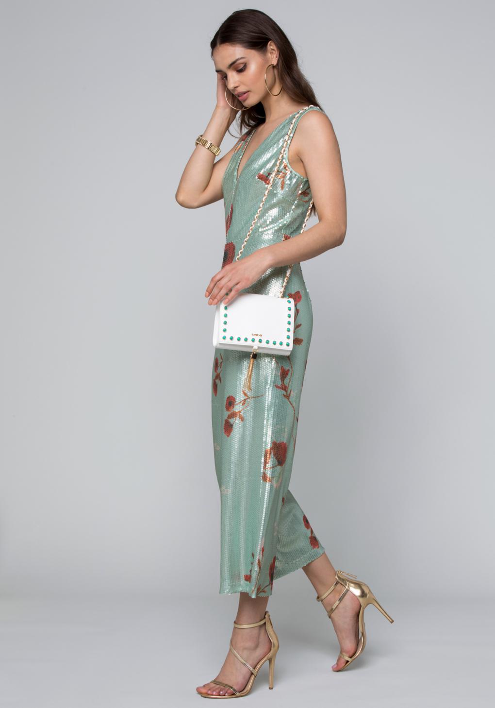 bebe sequin jumpsuit