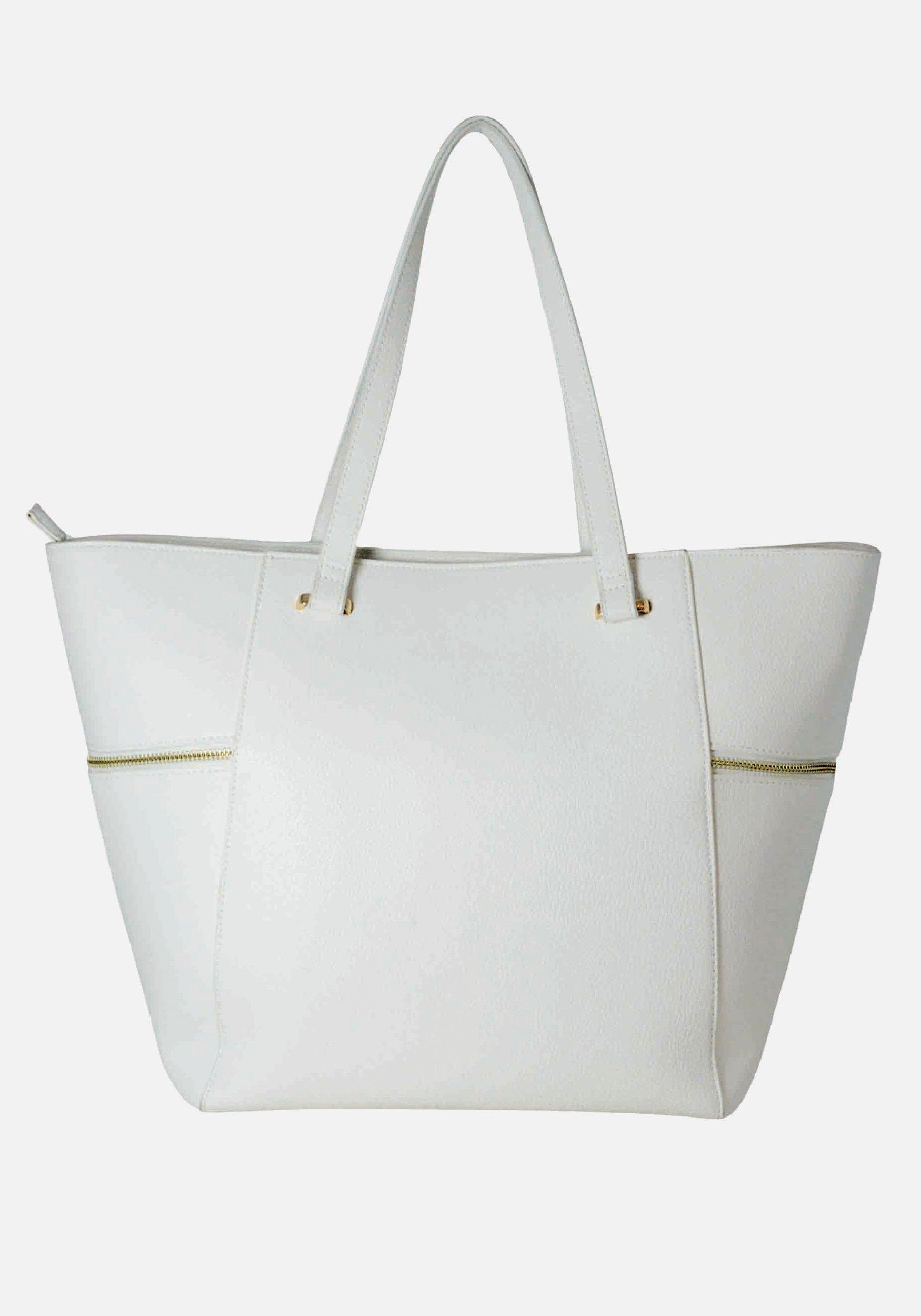 Bebe Rumi Tote Bag In White Black White Lyst