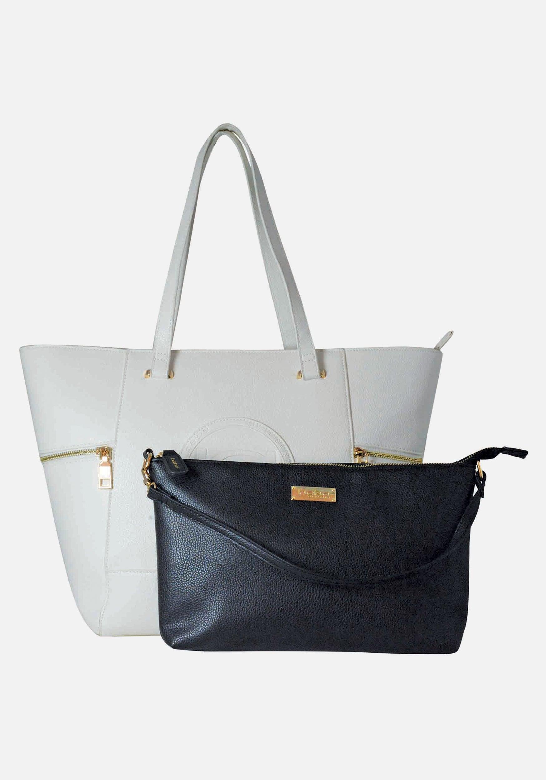 bebe black tote bag