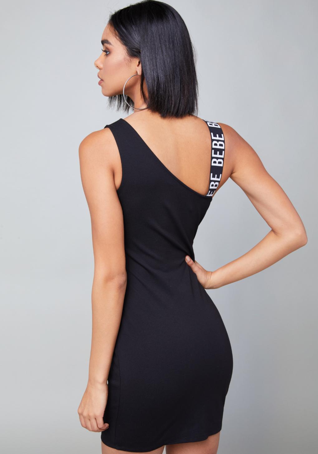 Bebe Synthetic Logo Sport Mini Dress In Blue Lyst Bebe Synthetic Logo Sport Mini Dress In Blue Lyst